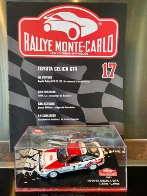 TOYOTA CELICA GT4 RALLYE MONTE CARLO 1991 SAINZ + FASCICULE 1/43 ALTAYA - Photo 1/4