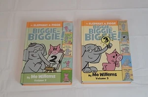 An Elephant & Piggie Biggie! Volume 2 and 3 Elephant and Piggie Book, hardback - Picture 1 of 4