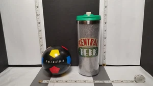 TV Show "Friends" Collector Items; Travel Mug and Foam Ball ; -- Collector USED - Picture 1 of 10