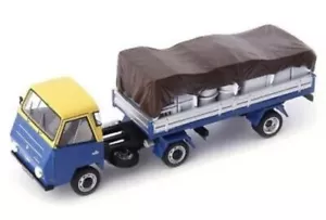 DAF Pony Truck with semi-trailer 1968 Blue/Yellow 1:43 Auto cult 08010 - Picture 1 of 1
