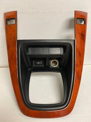 LEXUS RX300 1999-2003 PANEL CENTRAL BISEL MADERA GRANO RASTRO APAGADO Y ENCENDEDOR FABRICANTE DE EQUIPOS ORIGINALES BONITO Foto 1 de 4