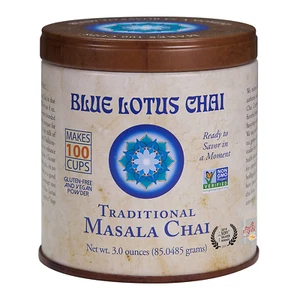 Tea Traditional Masala Chai Makes 100 Cups 3 Ounce Masala Spiced Chai Powder wit - Picture 1 of 8
