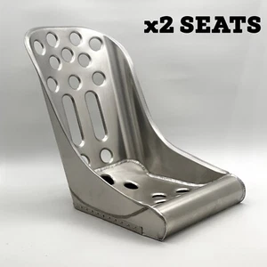 Aluminium Bucket Seat, Speedster 356 Bomber - x2 - Hot Rod, VW, Mini, Classic - Picture 1 of 11