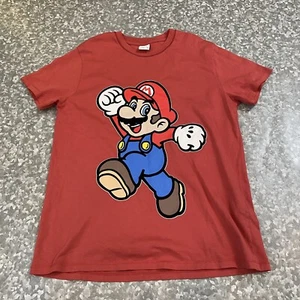 Zara Kids Graphic T-Shirt Red Youth Size 11-12 Súper Mario - Picture 1 of 5