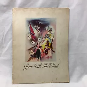 Vintage Gone With The Wind 1939 Original Movie Premier Program - Picture 1 of 19