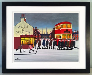 JACK KAVANAGH "GOING TO THE MATCH" SOUTHAMPTON FRAMED PRINT - Picture 1 of 6
