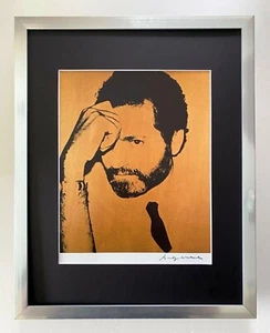 ANDY WARHOL | GIANNI VERSACE SIGNED VINTAGE PRINT FRAMED - Picture 1 of 3
