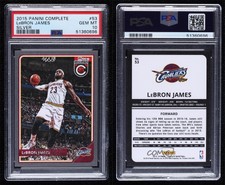 2015-16 Panini Complete Silver LeBron James #53 PSA 10 GEM MT