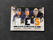 2012-13 PANINI PRIME HODGSON/TURNBULL/MILLER TRIOS TRIPLE JERSEY #ed 88/100