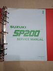 1989-1990 Suzuki SP200 SP200H Dirt Bike Motorcycle Shop Service Repair Manual