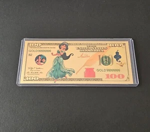 Jasmine Aladdin Disney Princess gold foil Collectible - Picture 1 of 5
