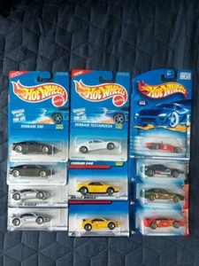 Rare Deadstock Hot Wheels Ferrari 348 Testarossa F355 456M 158 308 Lot of 11 - Picture 1 of 7