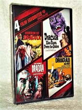 4 Film Favorites Draculas (DVD, 2010, 2-Disc) NEW Christopher Lee Peter Cushing