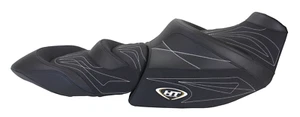 Hydro-Turf Seat Cover Sea-Doo GTX GTX LTD 18-20 BLCK Suede/BLCK CF/WHT Stitch Em - Picture 1 of 6