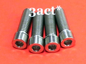 4 piezas Titanio / Ti Bolt apto para BMX / DH uso de vástago (M8 x 25 mm 4 piezas con lavadora Ti) - Imagen 1 de 1