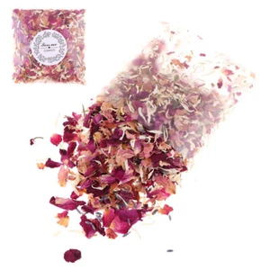 10g/bag Wedding Confetti Dried Flower Petals Biodegradable Rose Petal Wedding - Picture 1 of 8