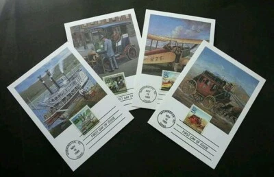 USA US Classic Mail Transportation 1989 Transport Car Vehicle Postal (maxicard) - Image 1 of 4