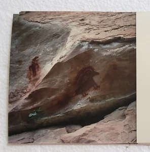 Vintage Set Of 4 Petroglyph Ruins Southwestern Photo Mailing Card And Envelopes - Picture 1 of 4
