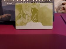 MINT CRYPTOZOIC OUTLANDER S4 YELLOW PRINTING PLATE GOVERNOR TRYON 1/1