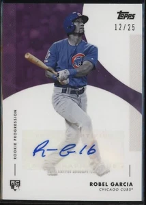 Robel Garcia 2020 On Demand Rookie Progression #25C-A Purple Parallel Auto 12/25 - Picture 1 of 2