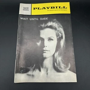 Wait Until Dark Playbill November 1966 Lee Remick George Abbott Theatre - Bild 1 von 10