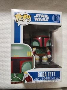 Funko Pop! Star Wars Boba Fett #08 Caja Azul (Letra Grande) con Estuche Rígido Abovedado - Imagen 1 de 13
