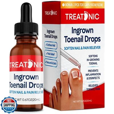 Treatonic Ingrown Toenail Treatment - Ingrown Toenail Pain Reliever and Softe - Image 1 of 4