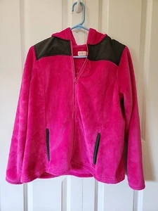 S.o Perfect Soft Pink Full-Zip Hooded Fleece Jacket - Picture 1 of 18