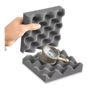 35-Pack Uline Convoluted Foam Sets 6x6x2” - Charcoal, Protective Cushioning - Picture 1 of 9