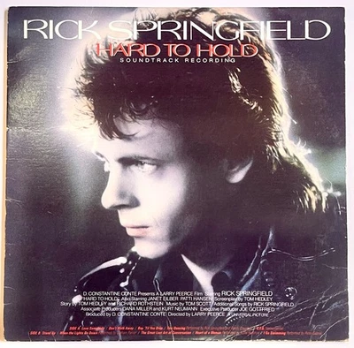 Rick Springfield ‎– Hard To Hold - Soundtrack Recording - RCA US 1984 - Image 1 of 4