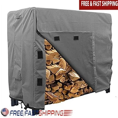 Cubierta de estante de troncos de alta resistencia impermeable protector de madera ajuste ajustable ventilaciones de aire nuevo Foto 1 de 4