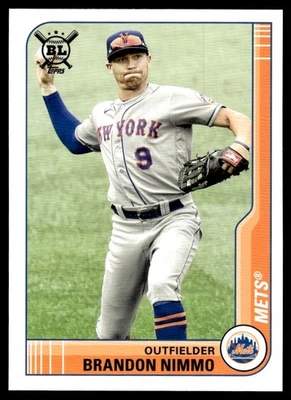 2021 Topps Big League Brandon Nimmo New York Mets #230 11114 - Image 1 of 2