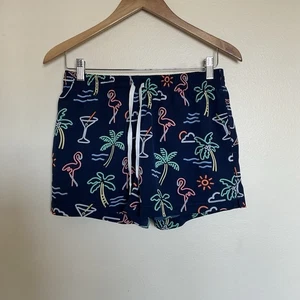 Costume da bagno Chubbies luci al neon taglia media 4" cucitura interna spiaggia - Foto 1 di 4