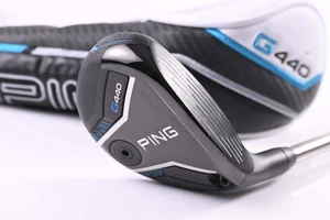 Ping G440 #3 Hybrid / 20 Degree / Stiff Flex Ping Tour 2.0 Chrome 85 Shaft - Picture 1 of 9