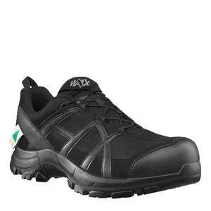 HAIX 42.1 Low Black Eagle Safety Boot, 4.5US, Wide, Black, 4.5, 610013W-4.5 - Picture 1 of 12