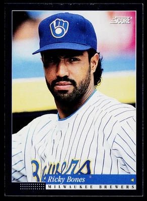 1994 Score #236 Ricky Bones Milwaukee Brewers - Image 1 of 2