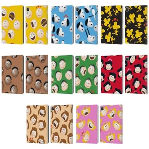 OFFICIAL PEANUTS CHARACTER PATTERNS LEATHER BOOK WALLET CASE FOR APPLE iPAD - Picture 1 of 14