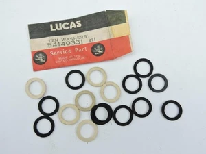 17 NOS Lucas Warning Light Washers 500 650 750 Triumph Norton BSA T120R T140 197 - Picture 1 of 2