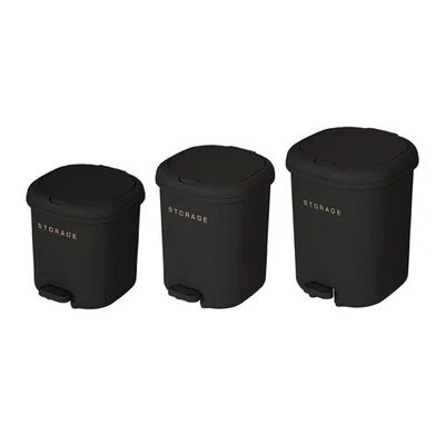 Press Type/Step on Trash Can Garbage Bin with Foot Pedal for Lobby Home - Image 1 of 2