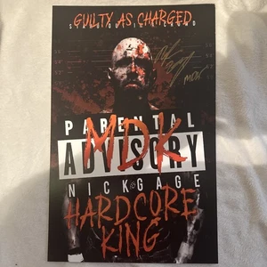 Signiertes Nick Gage 11x17 Poster Highspots Echtheitszertifikat - Bild 1 von 3