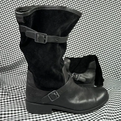 Botas de gamuza CAMPER negras holgadas para motociclista con hebilla talla EU 41 / para mujer 10 Foto 1 de 4
