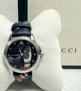 GUCCI G-Timeless Le Marche Des Merveilles Snake Watch 126.4 YA1264007A mit Boxen! - Bild 1 von 9