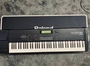Roland XP-80 Synthesizer Music Workstation w/ Hard Case Tested Used Japan - Picture 1 of 8