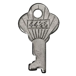 STEAMER TRUNK KEY 4436 1⅝" - Fits Long & Albana - Vintage Key - ref.k227 - Picture 1 of 4