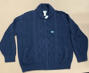 LL. BEAN - "Heritage Soft Cotton Fisherman" Full Zip XXL Neu Mit Etikett Und Aufkleber - Bild 1 von 12