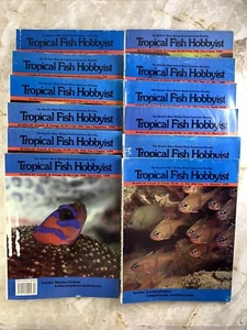Tropical Fish Hobbyist Exotic Magazine 1990 12pc Lot Vintage Catalogs - Picture 1 of 13