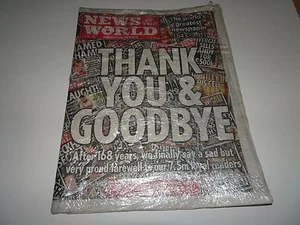 News of the World final newspaper edition, excellent condition - Picture 1 of 1