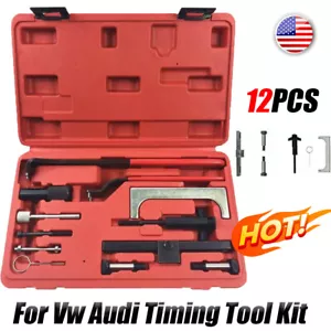 Vw Audi Timing Tool Kit VAG 1.7 1.9D SDi TDi Petrol 1.6 1.8 1.8T 2.0 Skoda - Picture 1 of 5