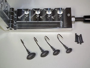 Freshwater Football -3 mold 3/8,1/2,5/8,3/4oz CNC Aluminum - Picture 1 of 8