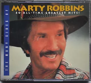 The Many Sides of Marty Robbins 40 All-Time Greatest Hits! 3 CD Set - Fatbox - Picture 1 of 5